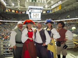 Bounding Main sings The National Anthem at the Milwaukee Admirals Hockey game!