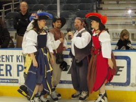 Bounding Main sings The National Anthem at the Milwaukee Admirals Hockey game!