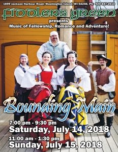 Event Poster for Bounding Main at Fiddlers Green